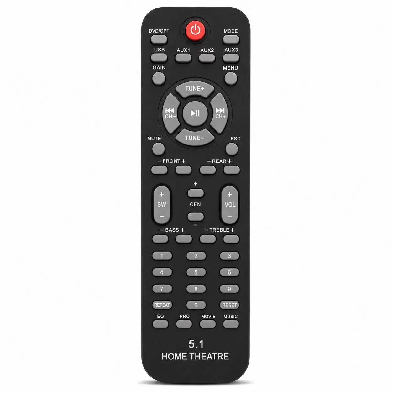 Acoustic Audio Remote, 5.1 Home Theater Remote, Bluetooth Speaker Remote, Home Theatre System, Audio Receiver Remote
