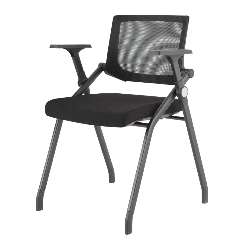 Folding training chair with writing board table and chair integrated