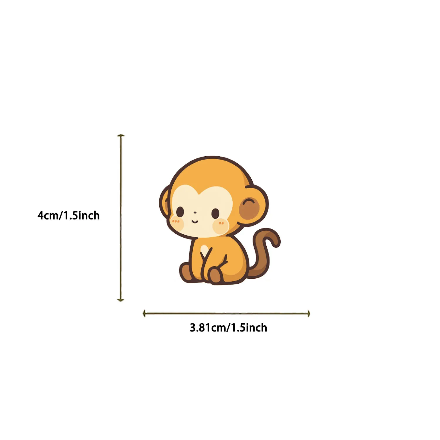 90 Stück Tier-Jub-Aufkleber, geeignet für Notebook-Computer, Gepäck, Kühlschrank, Skateboards, Handyhüllen, Aufkleber