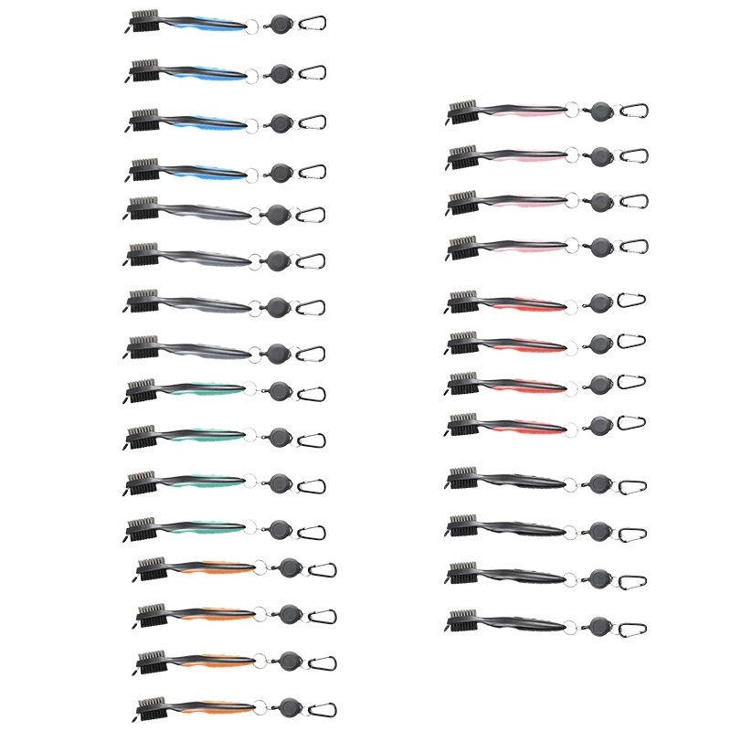 

ABJX New Golf Club Cleaning Brush, Ball Double-Sided Cleaning Tool, Nylon Steel Brush, Cleaning Tool Accessories
