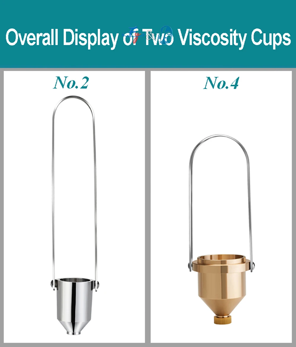 Stainless Steel Paint Viscosity Cup, Flow Viscometer for Mixing Thinning Measurement Tool for Coating Ink Paint Lab Testing