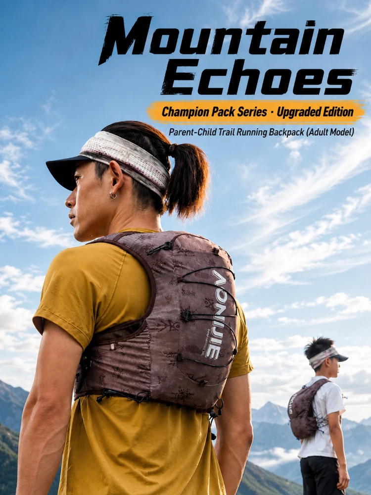 AONIJIE C9119 10L Trail Running Backpack Professional Hydration Vest Lightweight Large Capacity Marathon Hiking Pack Unisex
