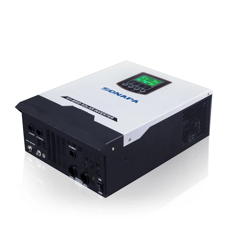 1Kw 2Kw 3Kw 12V PWM 50A Controller Pure Sine Wave 220V 50Hz Off Grid for Home Power Hybrid Solar Inverter