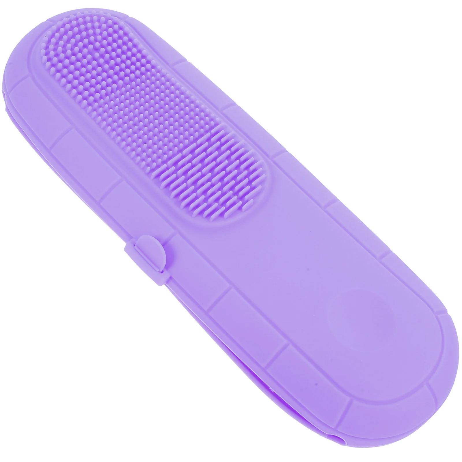 Estuche Compacto para Brochas de Maquillaje, Estuche Multifuncional de Silicona para Viajes, Organizador de Belleza Portátil, Estuche para Brochas de Maquillaje de Viaje