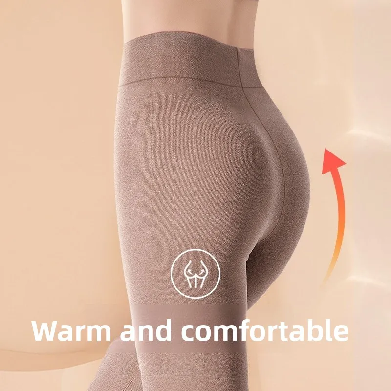 Pantalones térmicos de otoño para mujer, ropa interior de algodón ajustada de cintura alta con pantalones Dervo Sl invisibles Fce