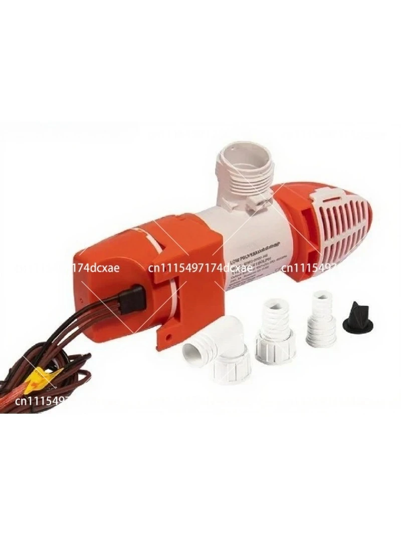 12V 24V Narrow Low Profile Automatic Bilge Pump 1100GPH Submersible Boat Water Removal