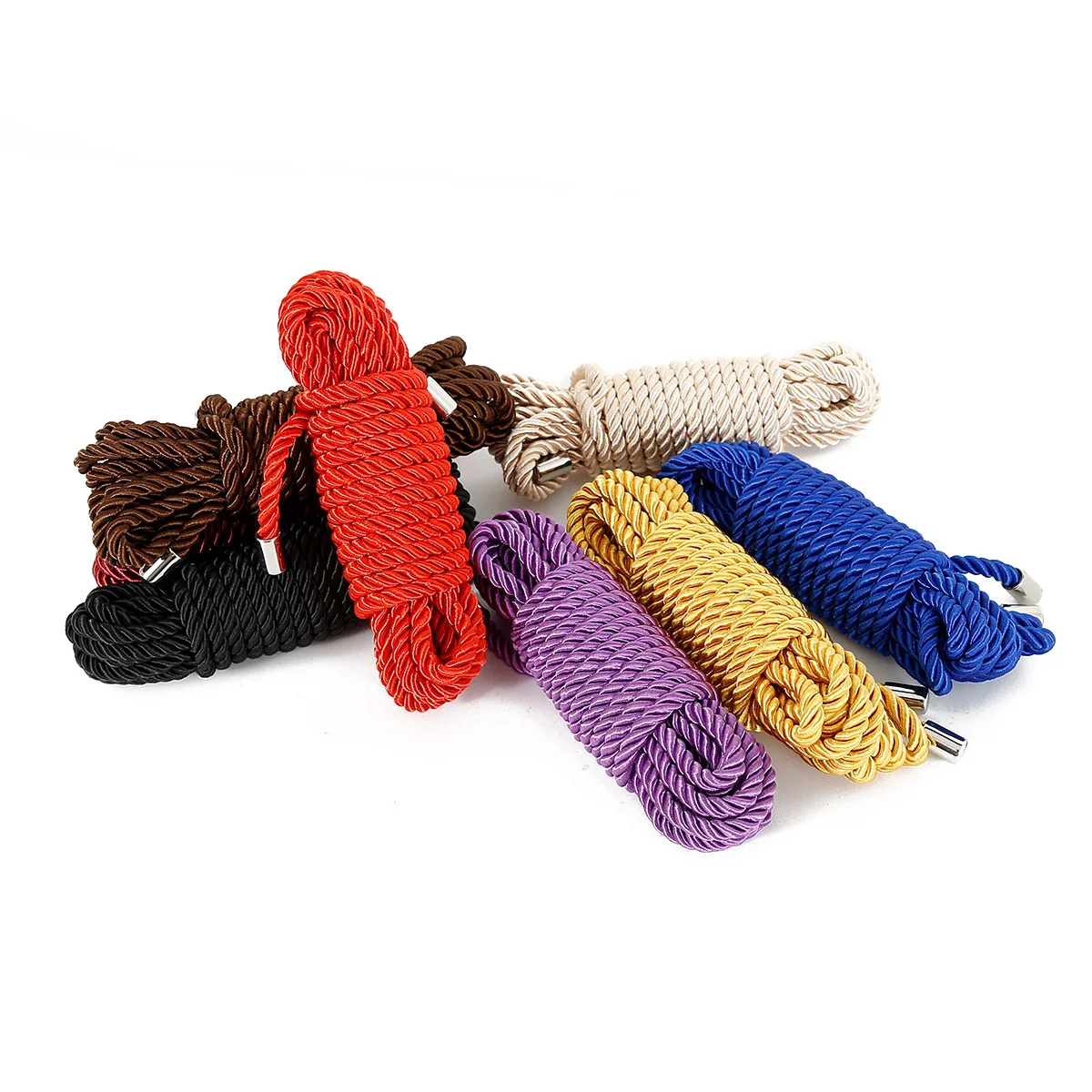 5M 10M Silk Restraints Handcuffs Sexy Binding Rope for Women Couples Bdsm Slave Body Bondage Shibari Flirting Erotic Accessories