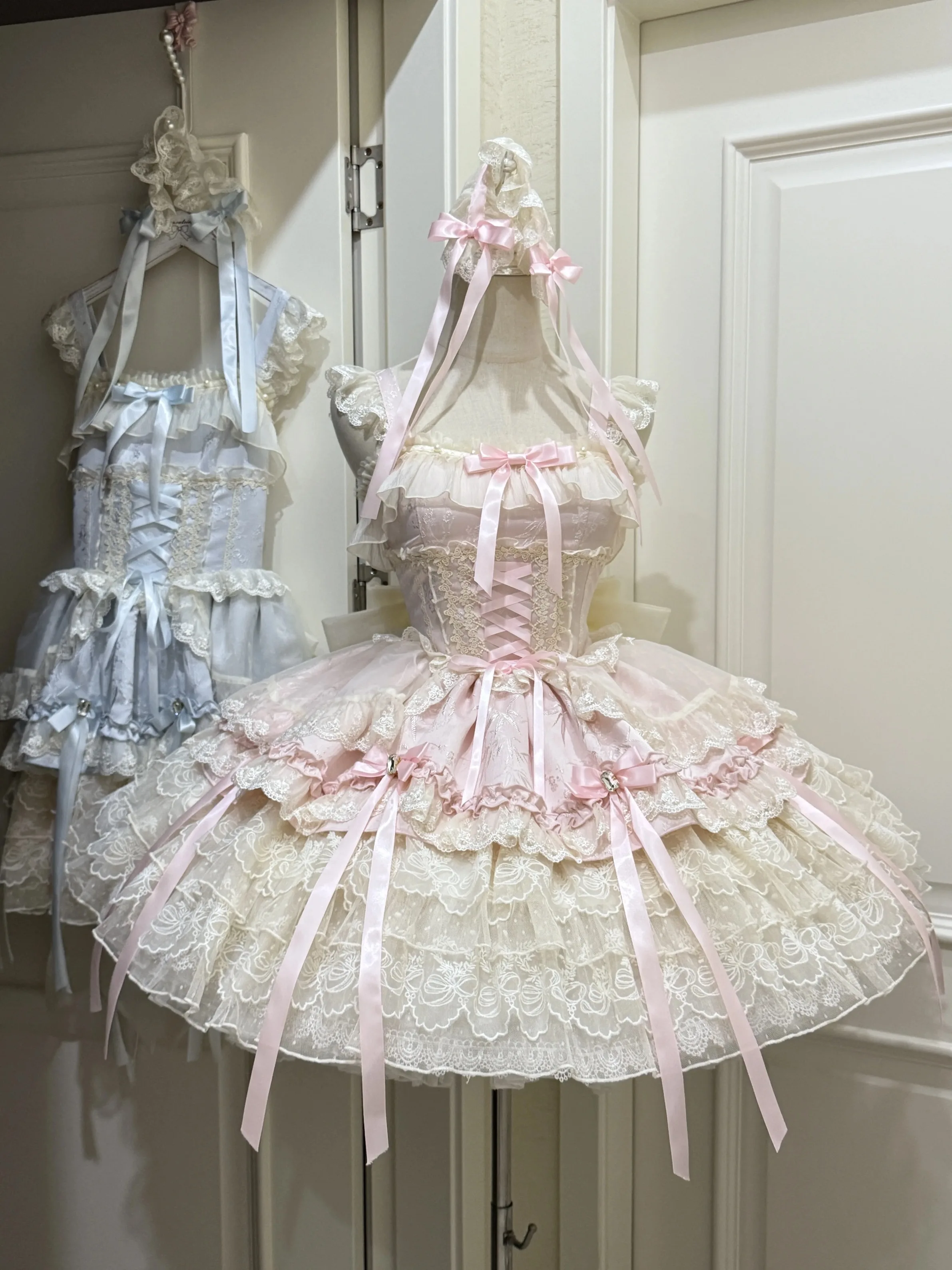 original-ballet-style-lolita-skirt-jsk-dress-princess-dress-ribbon-heart-love-sweet-sugar-girl-cute-fluffy-standard-fit-op-dress