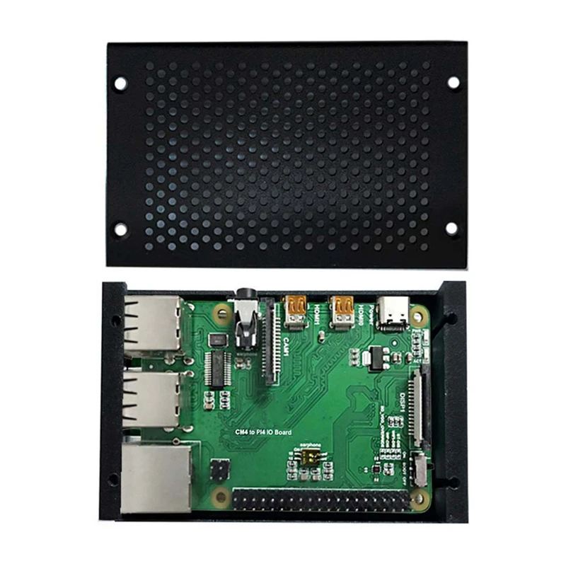 For Raspberry Pi CM4 IO Base Board CM4 To 4B Adapter Board CM4 To PI4B Adapter With Case