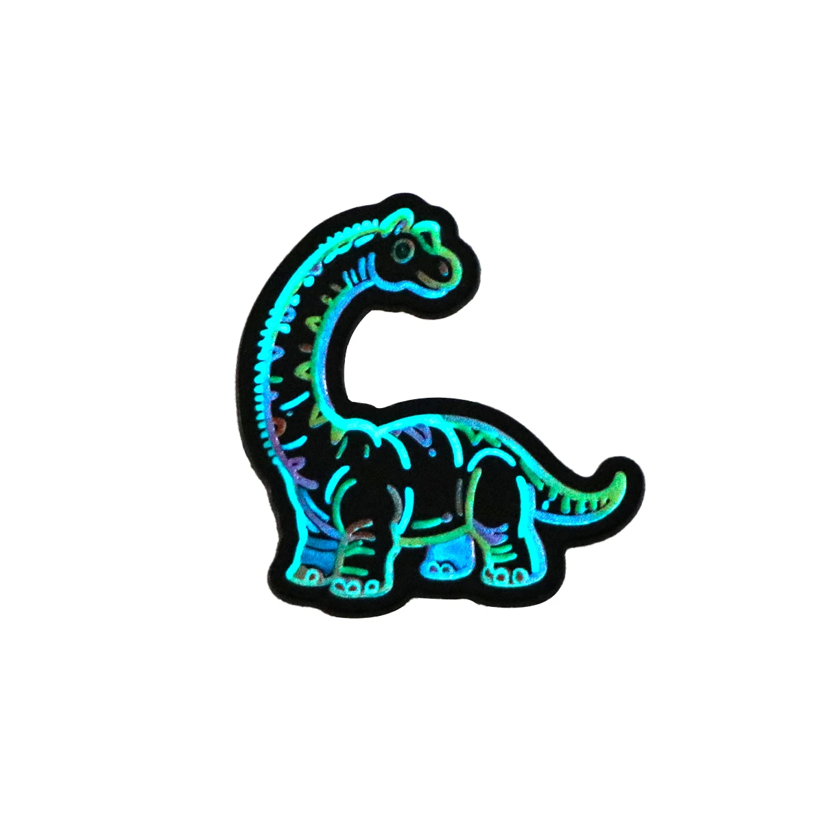 Cool Dinosaur Glowing Enamel Pin Cartoon Lapel Pins for Backpacks Badges Daily Brooch for Clothes Jewelry Gifts for Friends