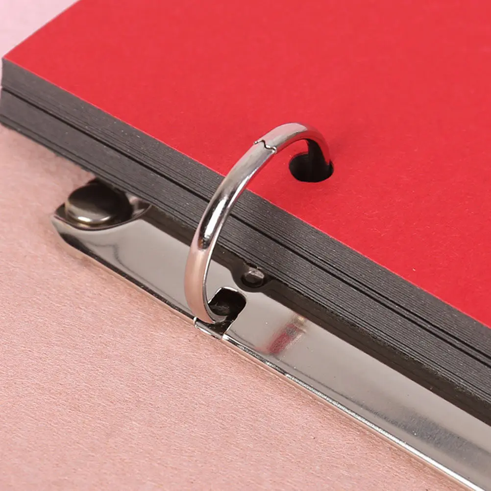 Retro DIY Photo Album PU Sticky Pages Loose Scrapbook Memory Book Travel Record Gift Vintage Simulation Ivory Buckle
