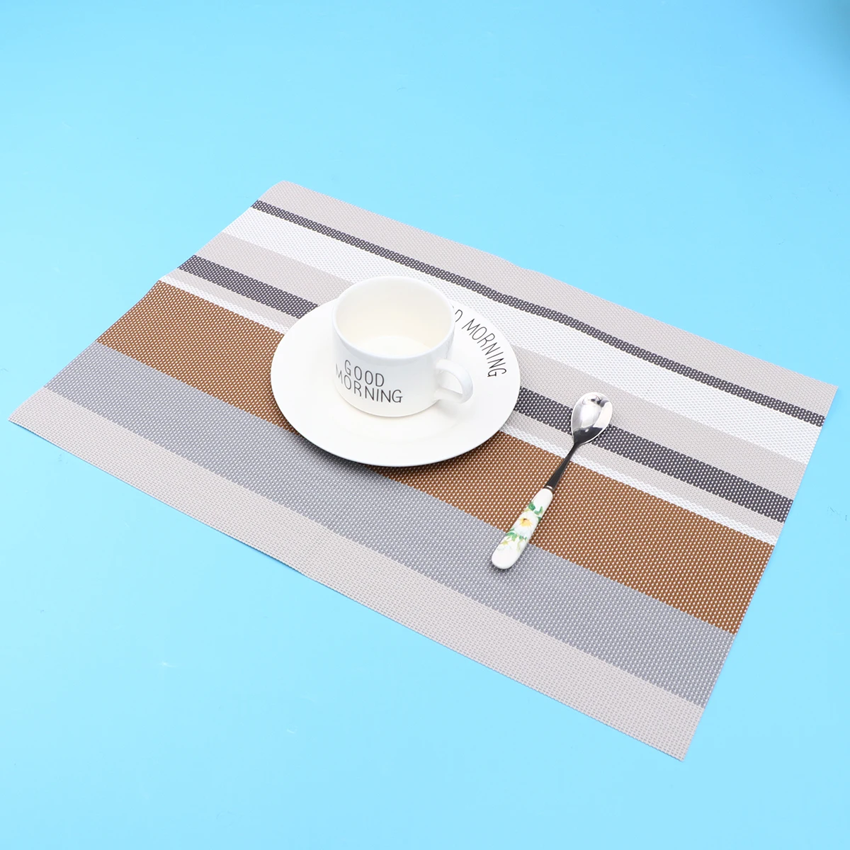 

3 Pcs Heat-resistant Waterproof Coasters PVC Cup Mat Protect Table Western Dining Accessories Home Textile