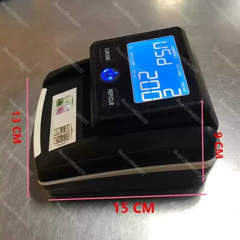 AL-130 Small Portable US Dollar Euro Currency Authenticity Detector Counting Machine Automatically Detects Currency