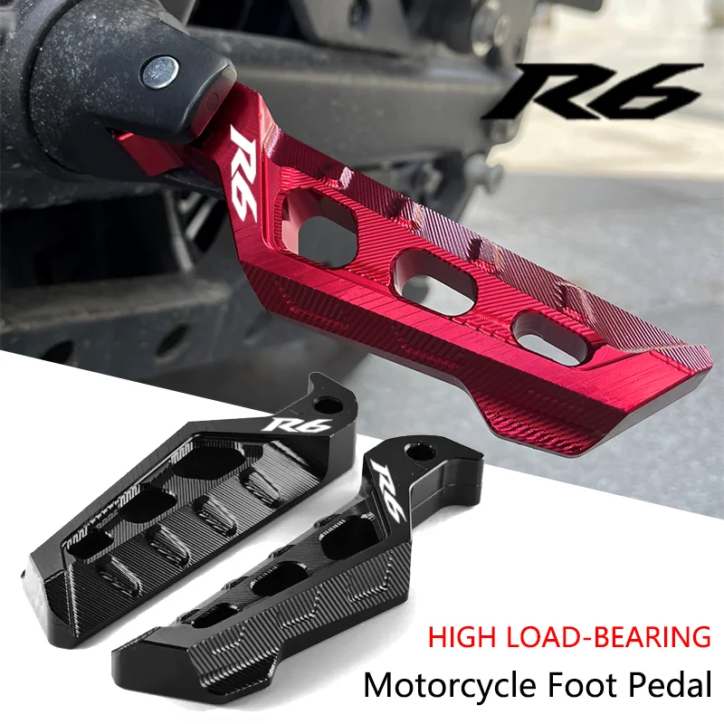 For Yamaha YZFR6 YZF R6 R6S 1999-2015 2005 2007 2010 Motorcycle Accessories Rear Passenger Footrest Foot Rest Pegs Rear Pedals