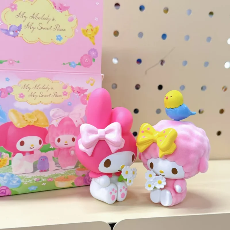 

Original Funism Sanrio Characters Little Bird Adventure Series Blind Box My Melody My Sweet Piano Garage Kit Toys Birthday Gift