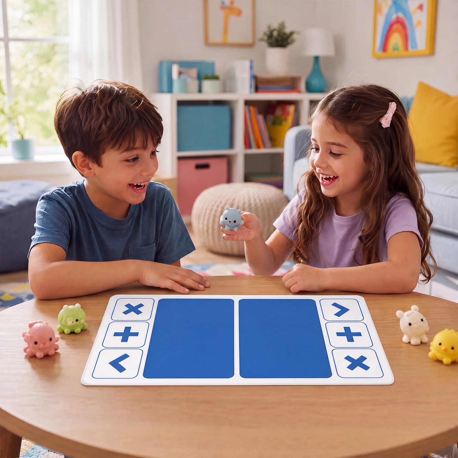 Squishy Trading Mat, Fidget Trading Board for Squishies, Accept Add More Decline Trading Station, Fair Trade Playmat for Playmat