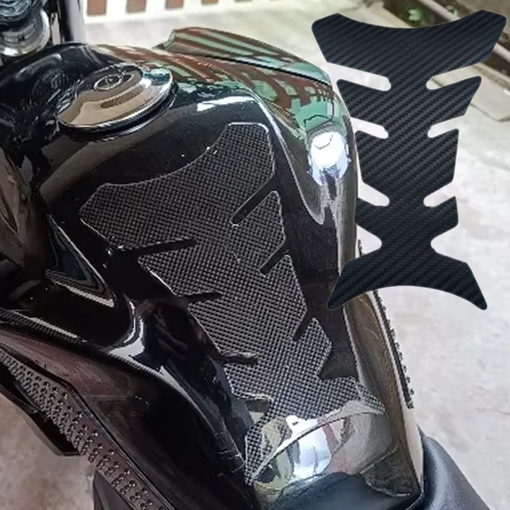 3D Carbon Fiber Fishbone Stickers Car Motorcycle Tank Pad Tankpad Protector For Motorcycle Universal Fishbone