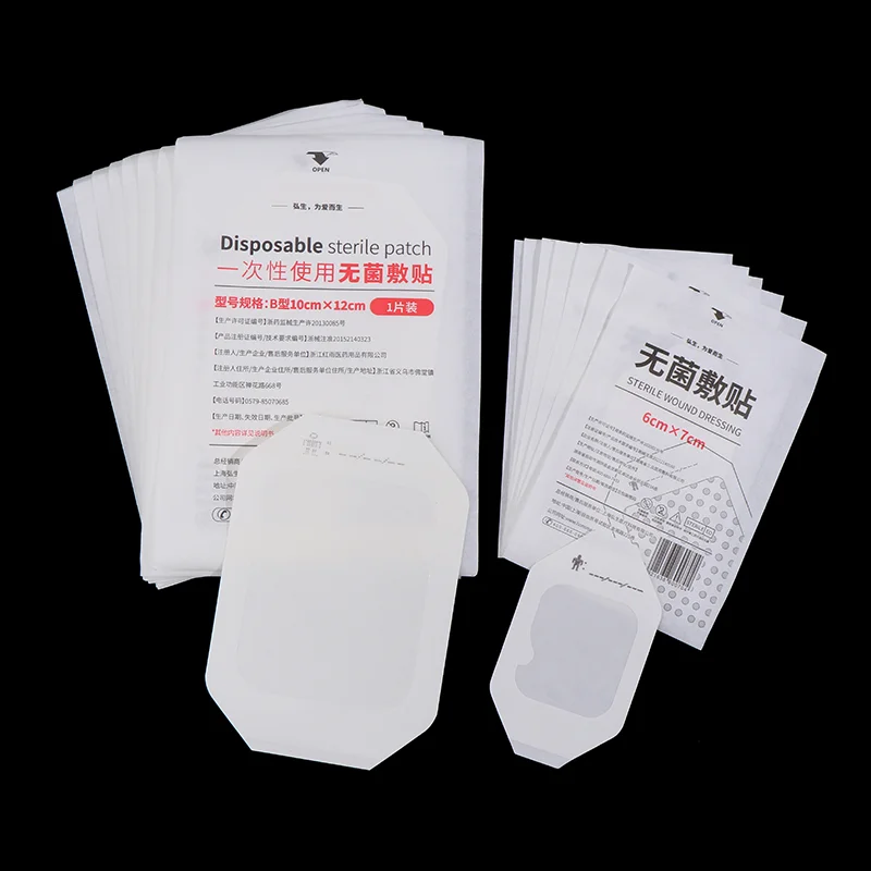 [NM]10Pcs Transparent Film Dressing Waterproof Wound Bandage Adhesive Patches Post Infusion Indwelling Needle Fixing Paste[NM]