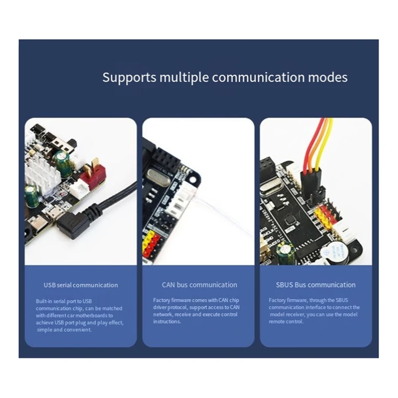 Плата управления роботом Ros Ros2 со Stm32f103rct6 Imu для Raspberry Pi Jetson Robotics