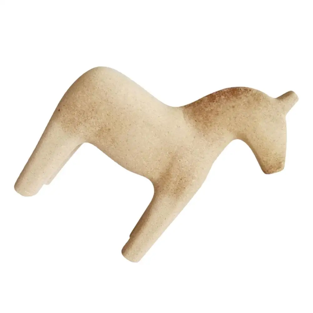 

2Pcs Wooden Animal Ornaments DIY Paintable Horse Figurine Crafts Unfinished Desktop Decoration Kids Toy Eco Friendly
