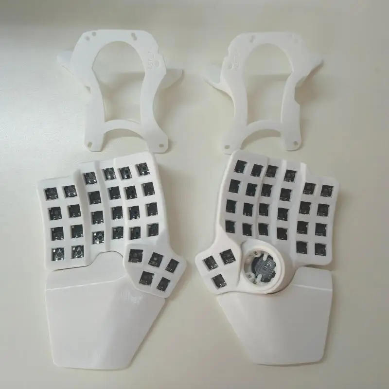 

Раздельная клавиатура Charybdis 4X6 с трекболом, беспроводная Bluetooth-клавиатура с возможностью горячей замены, двухрежимная, разделенная на заказ клавиатура Zmk Key-chang