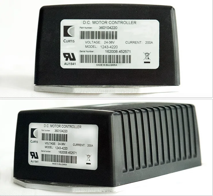 Controller motore spazzolato Curtis DC 1243-4320 24/36V 300A per veicoli EV