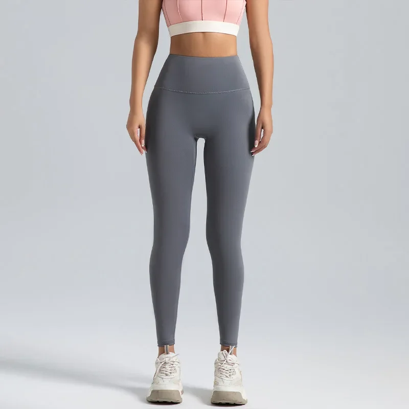 

Women's No Visible Panty Line Yoga Pants - High-Waisted Butt-Lifting Workout Leggings with Tummy for Fitness & Running
