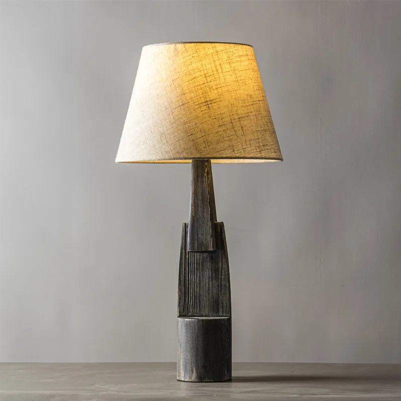 American retro bedroom table lamp bedside lamp, French designer creative study desk living room decorative lamp