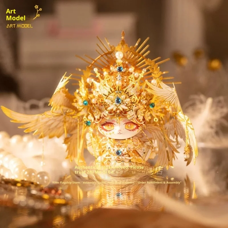 

3D модель-головоломка, игрушка, металлическое искусство, ангел, дьявол, кошка, город, сборочный комплект, ручная работа, сделай сам, подарок, коллекционные украшения, строительство