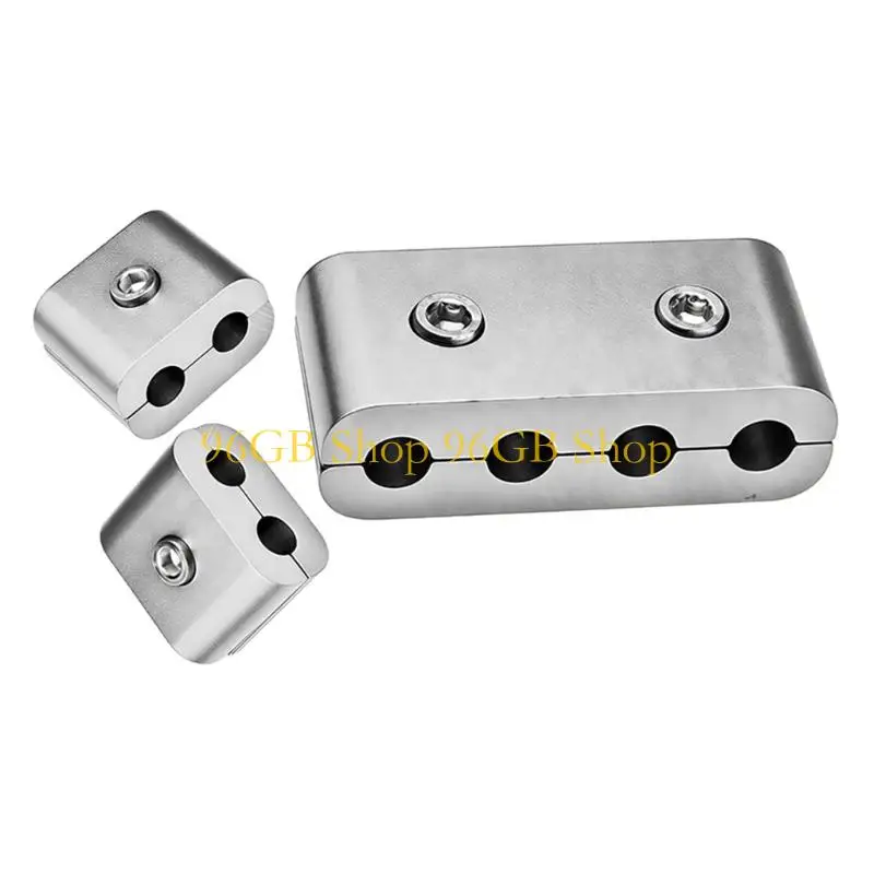 96GB All Weathers Motorcycle Cable Clamp Aluminum Alloy Easy Installation Design For Neat Wire Arrangement