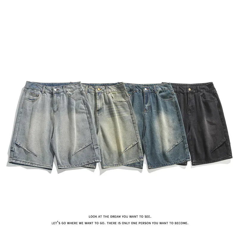 

Trendy Mens Jorts Denim Shorts Summer New Casual Loose Fit American Style Big Size Must Have Fashion Essentials For Men