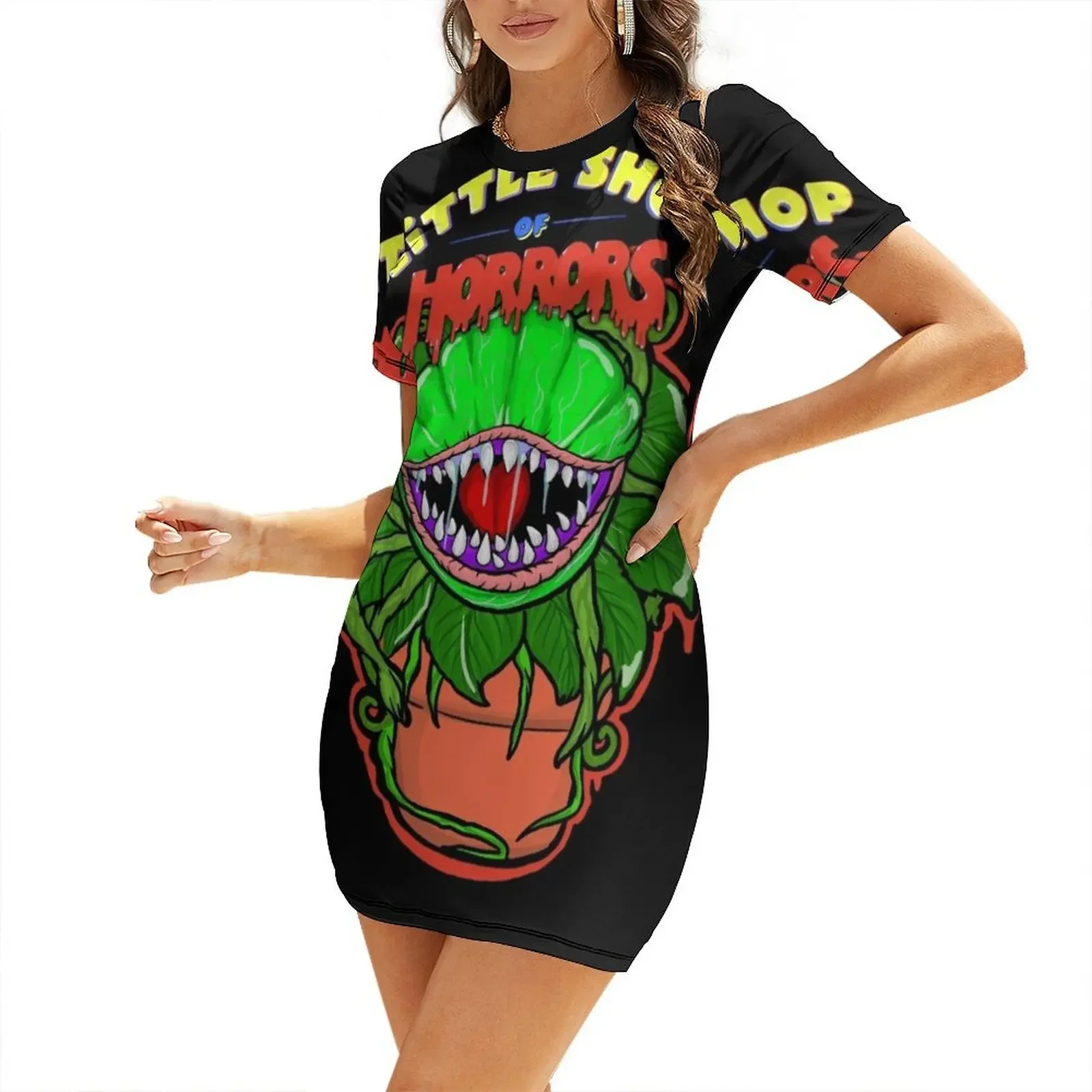

little shop of horrors Audrey 2 Short-Sleeved Dress dresses for womens 2026 Women dresses summer