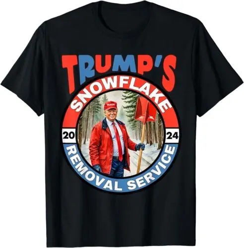 Trump snowflake removal service funny president election tee T-Shirt