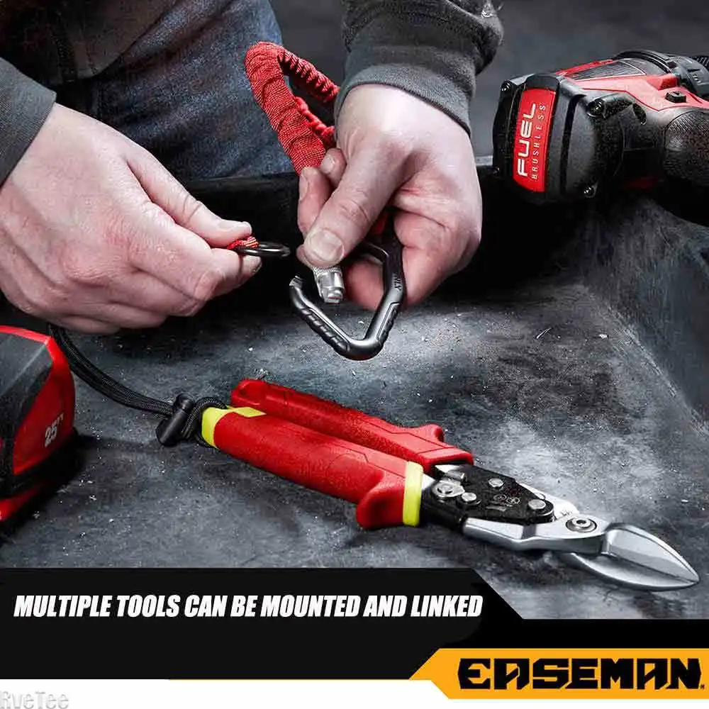 Heavy Duty EASEMAN Tool Fall Arrest Rope Double Lock Hook for Aerial Work Makita Electric Drill Hammer Wrench