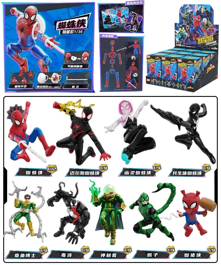 BLOKEES Spider-Man Venom Scarlet Spider Green Goblin Miles Morales