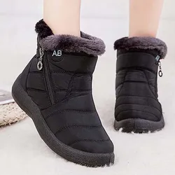 Stivali da donna da neve stivali moda per donna scarpe da donna con plateau scarpe da donna morbide e calde scarpe piatte nuove Botas Mujer stivali invernali