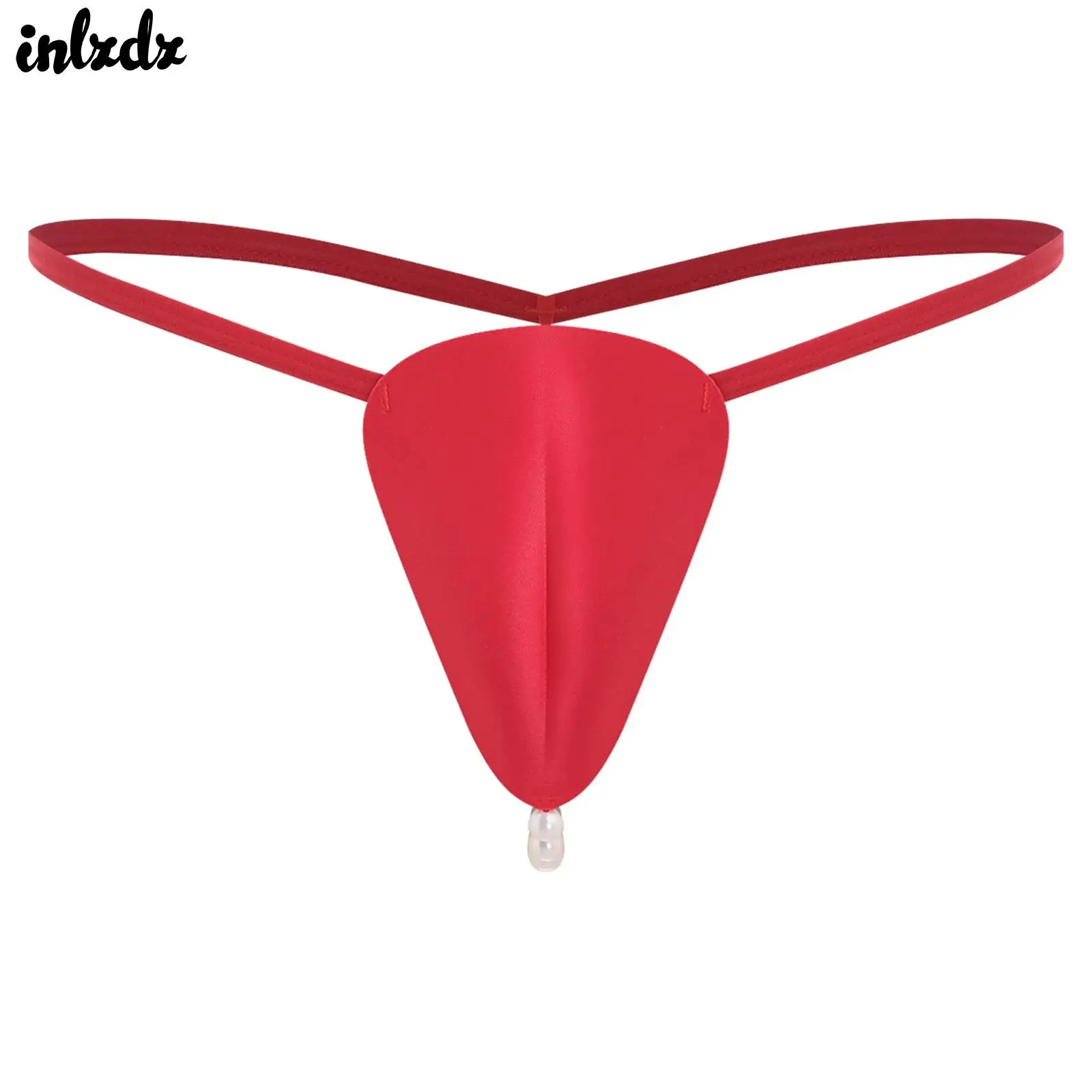 

Mens Lingerie Sissy Crossdresser Thong Briefs Female Contour Hiding Male Drag Queen Crossdressing Faux Pearls T-back Underwear