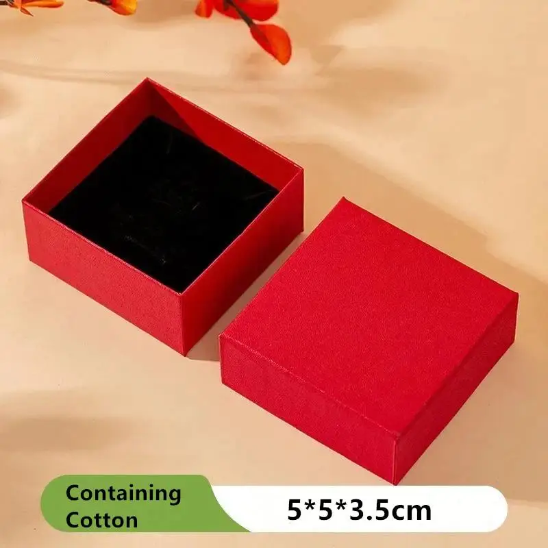 Red Travel Jewelry Organizer Box Portable Small Holder for Rings Earrings Necklaces Perfect Valentine's Day Gift Choice