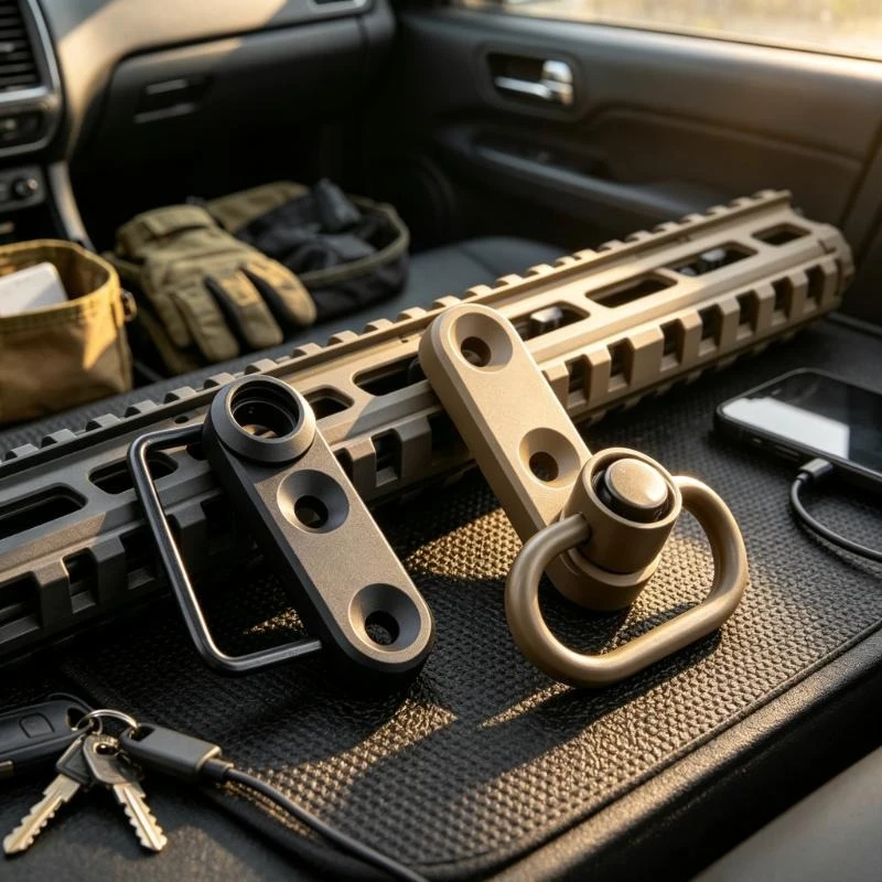 M-LOK QD Mount Base Metal Fast Release Sling Buckle Used For N4 Hobby Model Daily Assembly Optimization