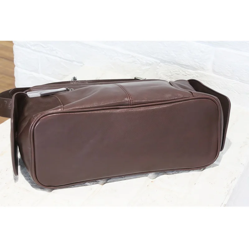 تنوعا جلد البقر حمل حقيبة المرأة الكتف حقيبة كروسبودي عالية الجودة الخضار المدبوغة الجلود ركاب العمل حقيبة ساعي الفاخرة