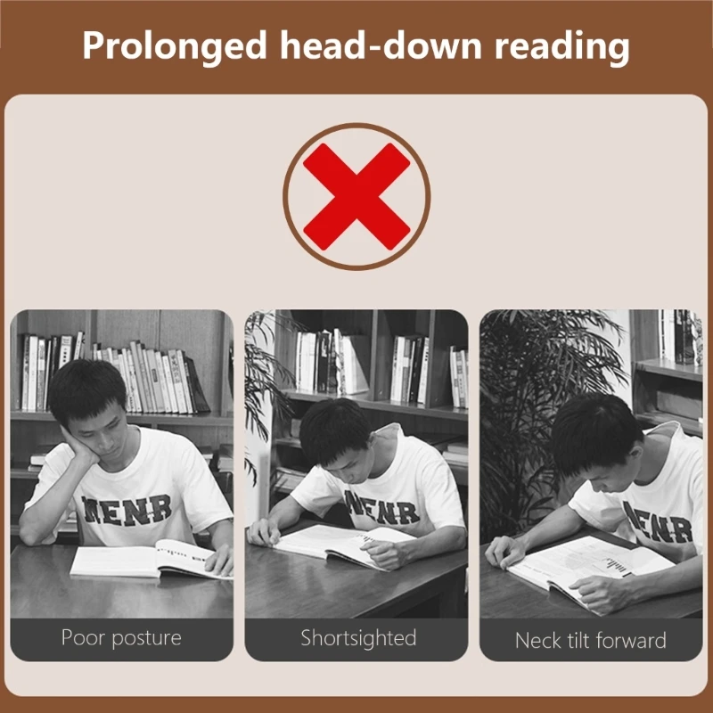 Mutifunctional Stand Hold Books Tablets 13.5x9.3in Book Holder For Reading Adjustable Book Stand With Page Holder Clip