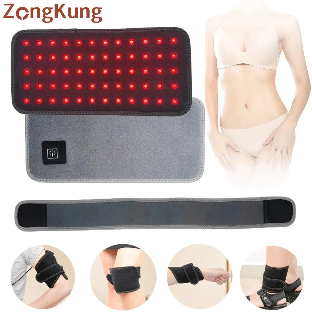 60pcs Red Light pad Infrared Pad For Burning Fat Perspiration Belly Slimming Pain Relief  for Neck Waist, Knees, Arms, Wrists