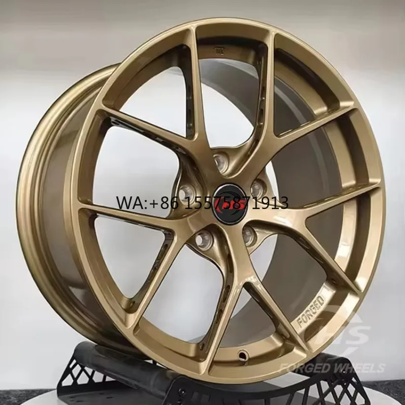 

Кованые автомобильные диски Frozen Gold Finish Deep Concave с золотым покрытием, алюминиевые, 18, 19, 20, 21 дюйм, 5x114.3, 5x112, 5x120 для G82 M3 M4