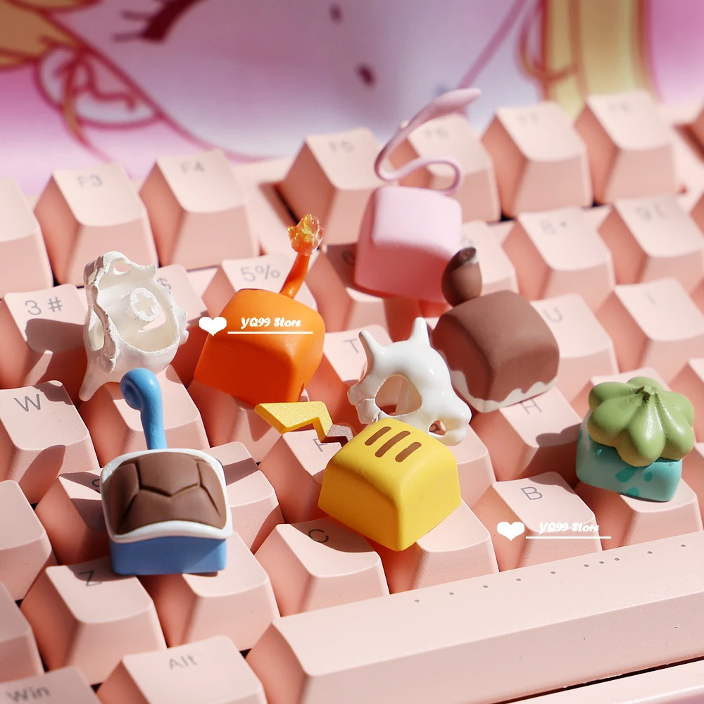 ESC Key Personality Resin Keycap Three-dimensional Anime Cartoon Elf Keycaps kawaii Keyboard keycaps Compatible with MX Switches