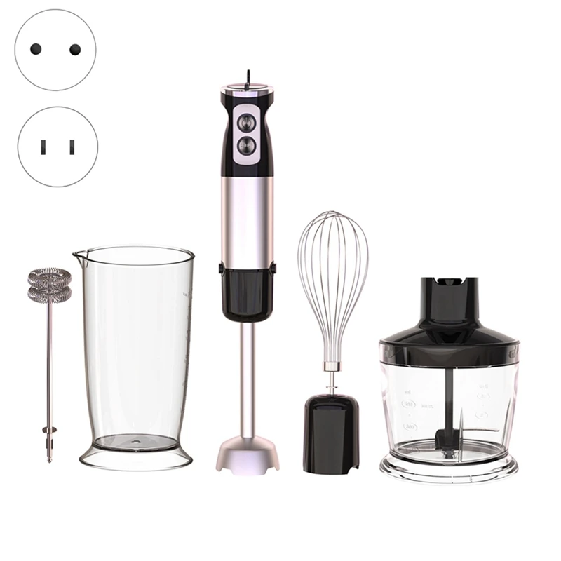 Immersion Hand Blender 5 In1 600W Electric Blender Handheld Stick Mixer Emulsion Blenders For Kitchen Smoothie Durable