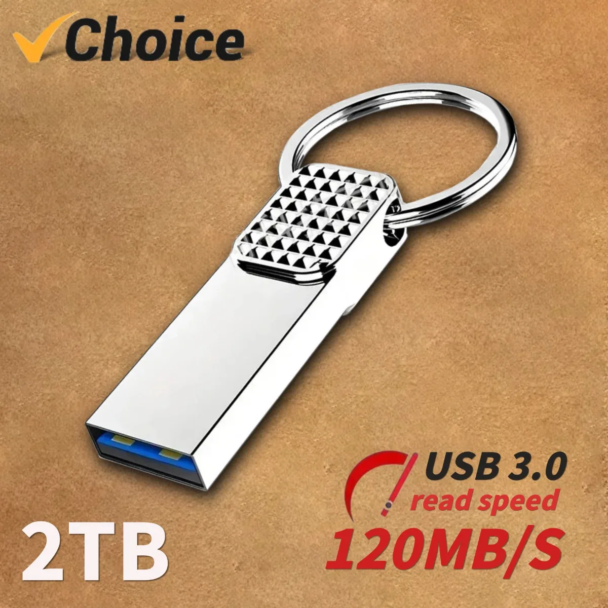 

New 128GB USB 3.0 Flash Drive High Speed Pen Drive 256GB 512GB Metal Waterproof Usb Pendrive 1TB 2TB For Xiaomi Storage Device