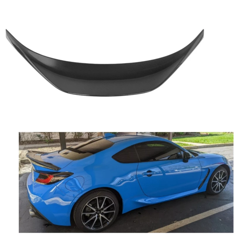 

Carbon Rear Trunk Spoiler Wing for Brz 221+ GR86 BRZ TRD Style Rear Ducktail Spoiler