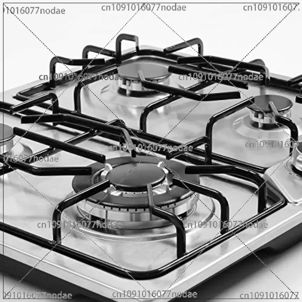 22″x20″ Built in  Cooktop 4 Burners Stainless Steel Stove with NG/ Conversion Kit Thermocouple Protection