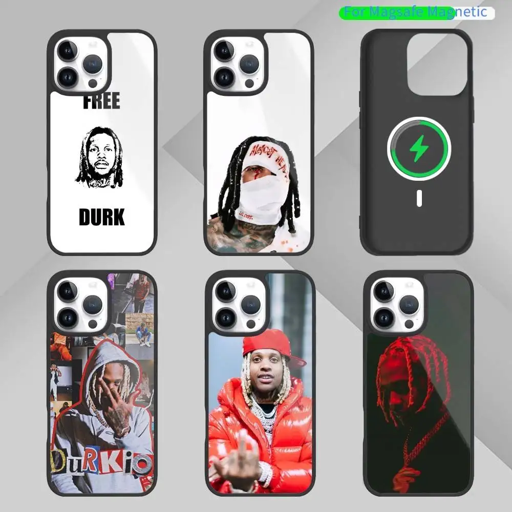 

Rapper L-Lil D-Durk Phone Case For iPhone 17,16,15,14,13,Pro,Max,Plus,Magnetic For Magsafe Wireless Charging