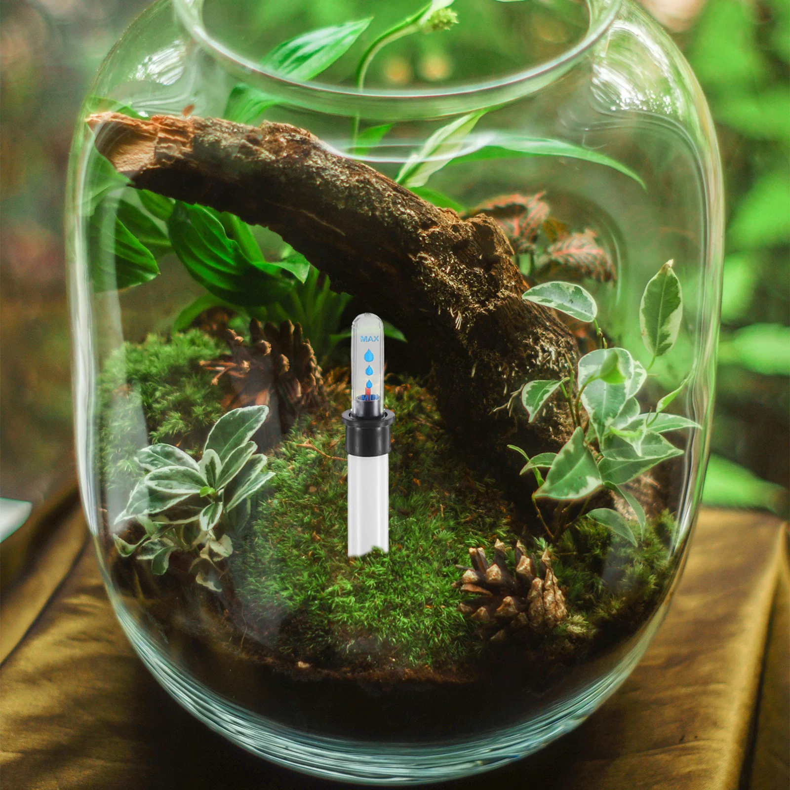 Indikator Ketinggian Air 2 Buah Pengukur Kelembapan Tanaman Pengukur Air Tanah untuk Tanaman Pot Alat Taman Hidroponik Monitor Sensor Pelampung